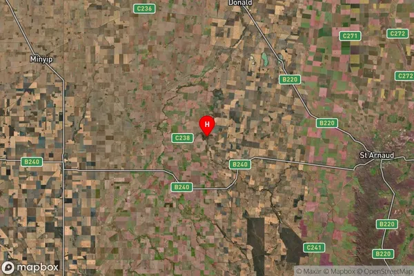 York Plains,Victoria Satellite Map