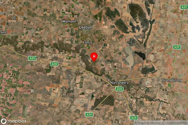 Cudgel,New South Wales Satellite Map