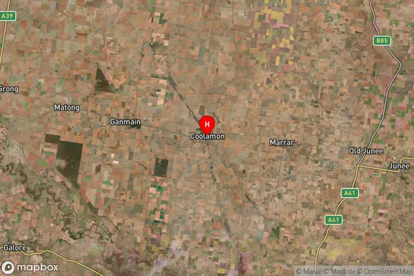 Coolamon,New South Wales Satellite Map