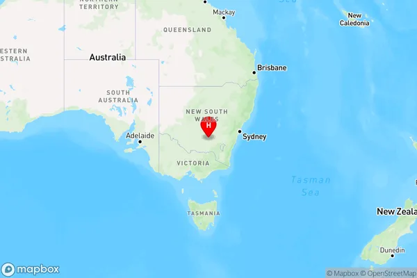 Rannock,New South Wales Region Map