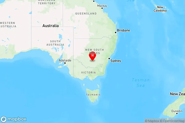 Corbie Hill,New South Wales Region Map