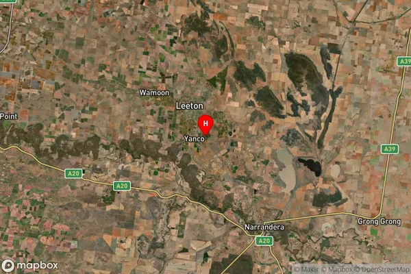 Merungle Hill,New South Wales Satellite Map