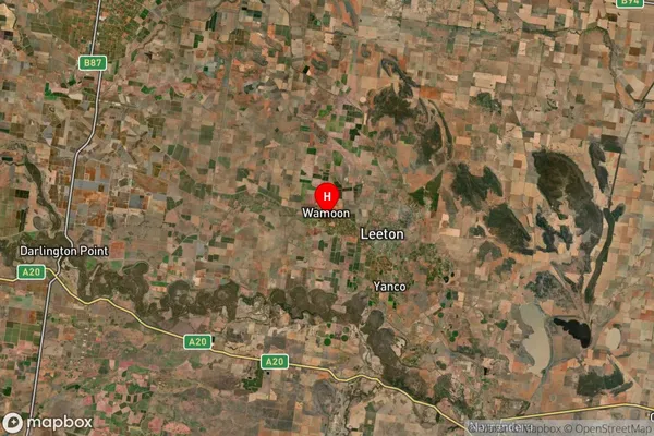 Wamoon,New South Wales Satellite Map