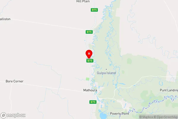 Gulpa,New South Wales Area Map