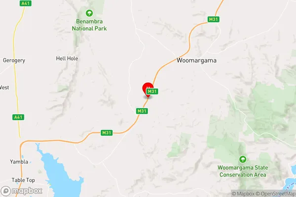 Mullengandra,New South Wales Area Map