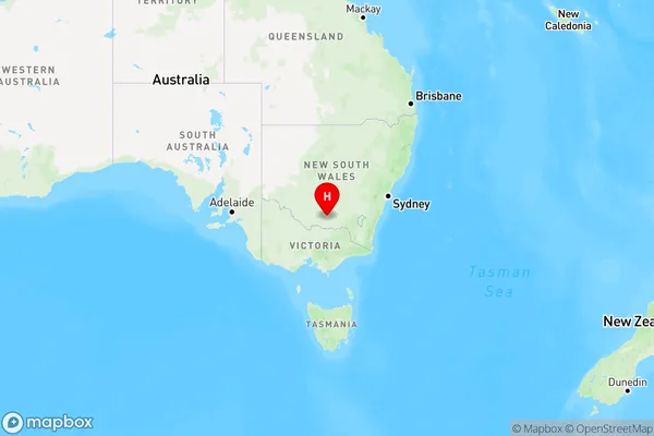 Coonong,New South Wales Region Map