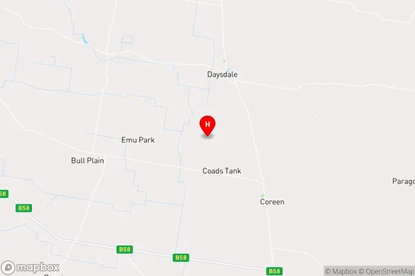 Coads Tank,New South Wales Area Map