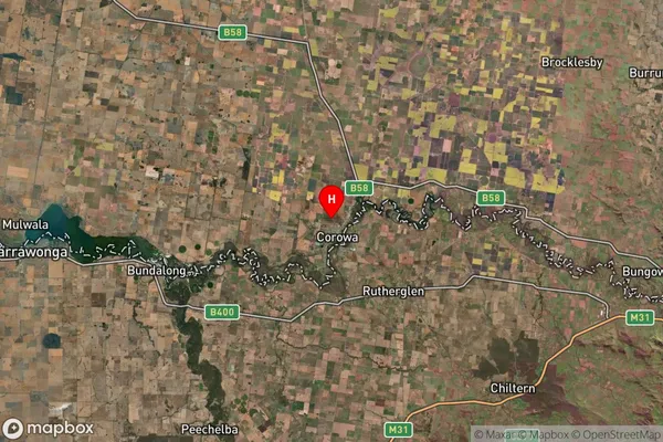 Corowa,New South Wales Satellite Map