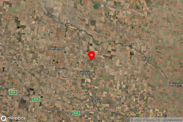 Daysdale,New South Wales Satellite Map