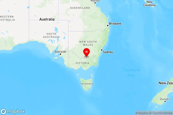 Goombargana,New South Wales Region Map