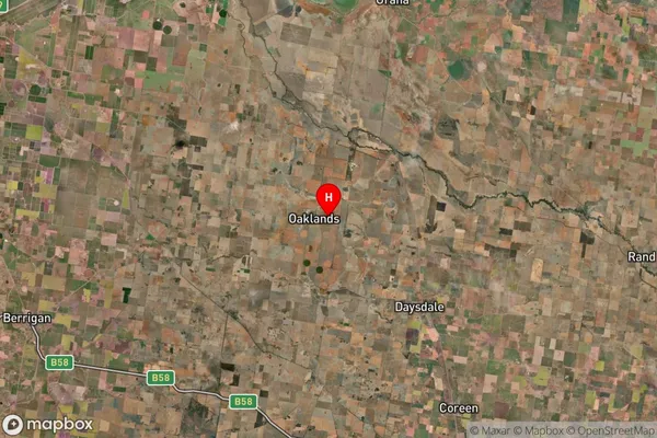 Oaklands,New South Wales Satellite Map