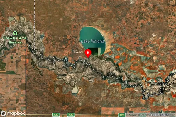 Rufus River,New South Wales Satellite Map