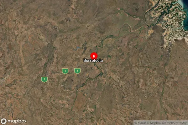 Borroloola,Northern Territory Satellite Map