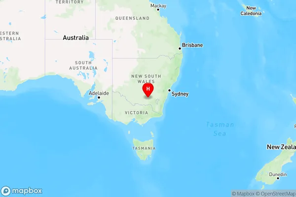 Boorooma,New South Wales Region Map