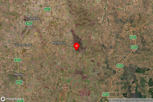 Burrandana,New South Wales Satellite Map