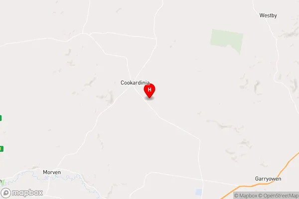 Cookardinia,New South Wales Area Map