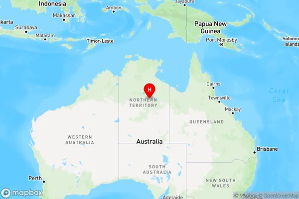 Brunchilly,Northern Territory Region Map