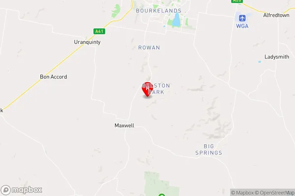 Maxwell,New South Wales Area Map