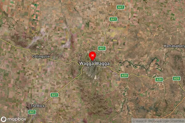 Wagga Wagga,New South Wales Satellite Map