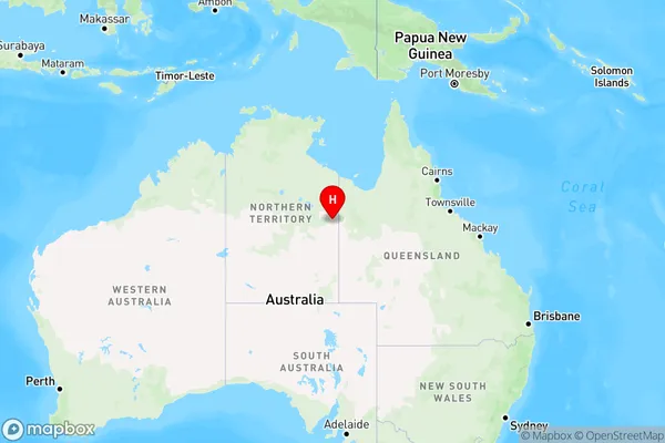 Avon Downs,Northern Territory Region Map