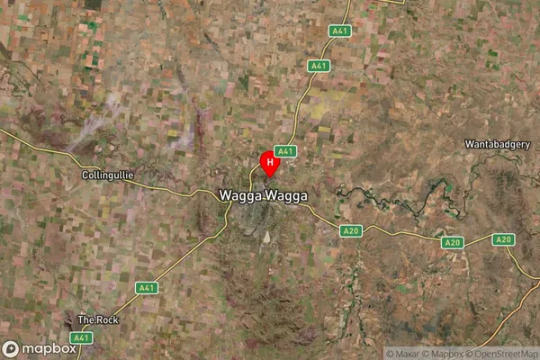 Wagga Wagga North,New South Wales Satellite Map