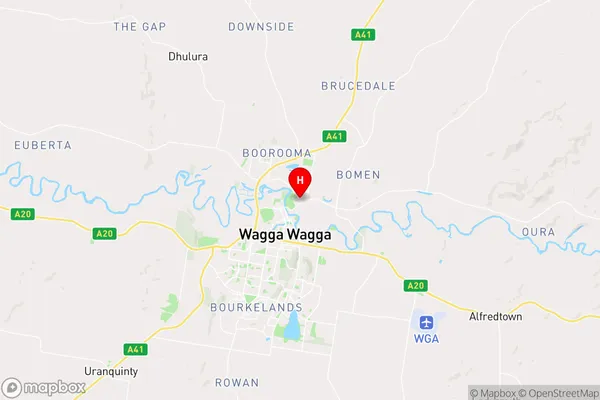 Wagga Wagga North,New South Wales Area Map