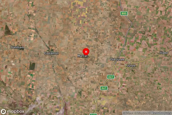 Marrar,New South Wales Satellite Map