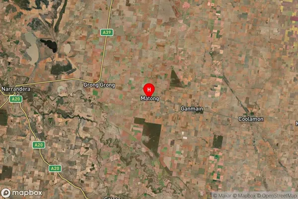 Matong,New South Wales Satellite Map