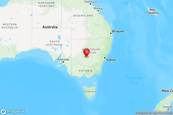 Merriwagga,New South Wales Region Map