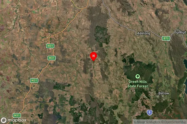 Oberne,New South Wales Satellite Map