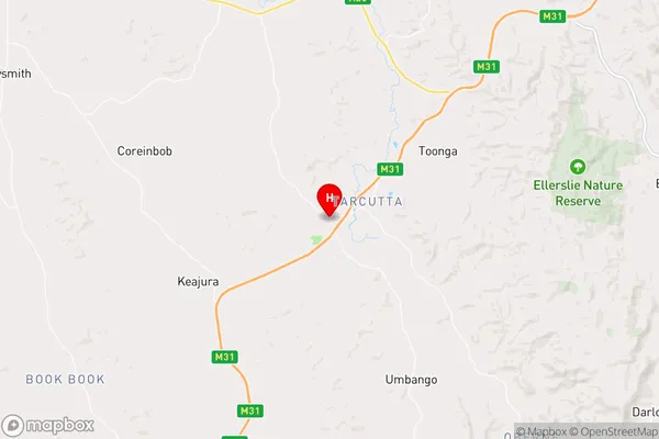 Tarcutta,New South Wales Area Map