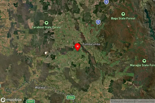 Mannus,New South Wales Satellite Map