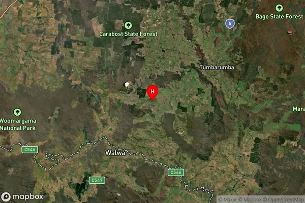 Munderoo,New South Wales Satellite Map