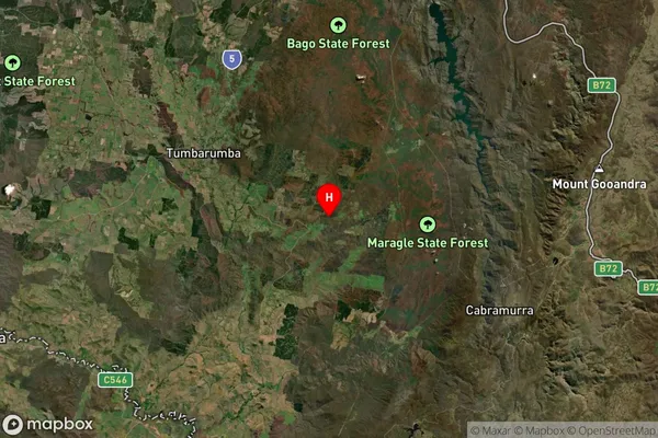 Paddys River,New South Wales Satellite Map