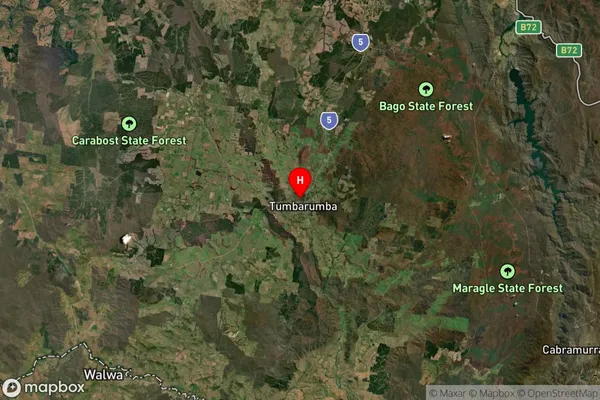 Tumbarumba,New South Wales Satellite Map