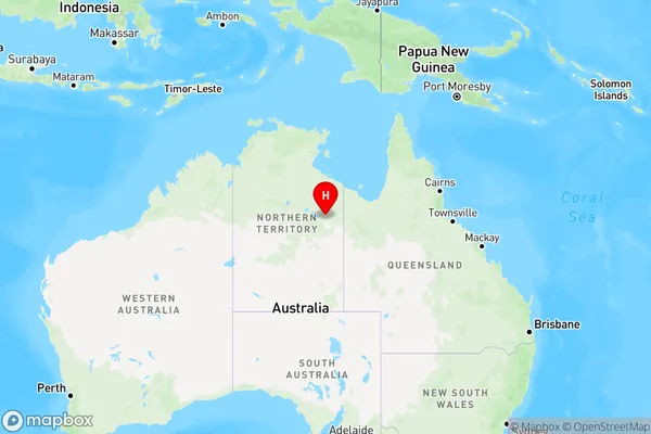 Muckaty Station,Northern Territory Region Map