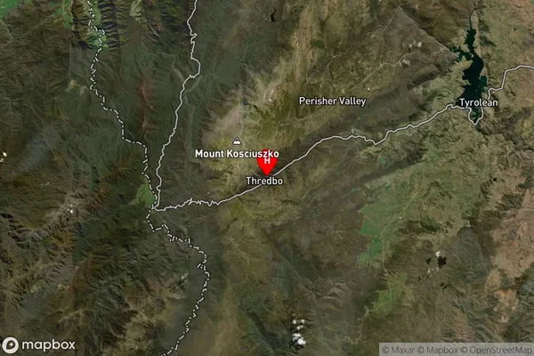 Lower Thredbo,New South Wales Satellite Map