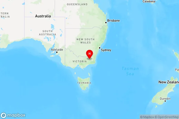 Pilot Wilderness,New South Wales Region Map