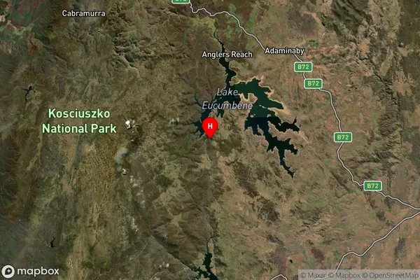 Eucumbene,New South Wales Satellite Map