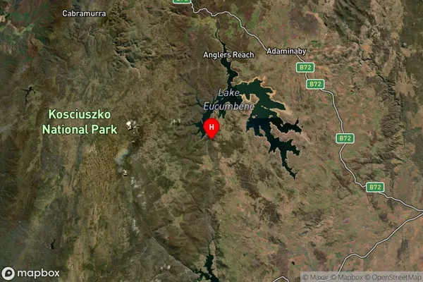 Lower Eucembene,New South Wales Satellite Map