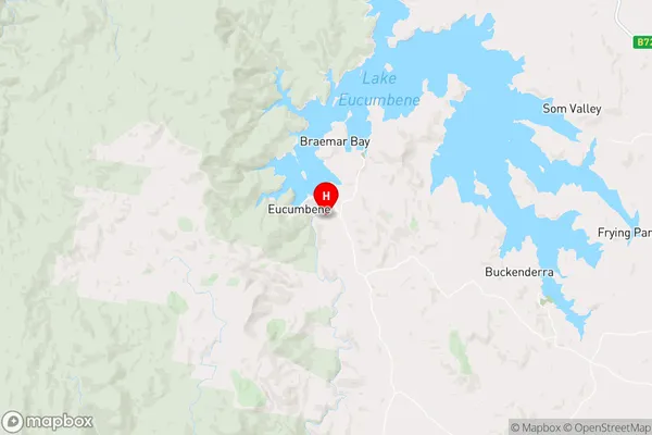 Lower Eucembene,New South Wales Area Map