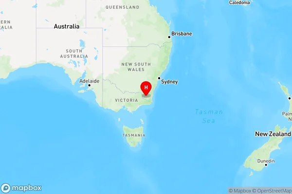 Numbla Vale,New South Wales Region Map