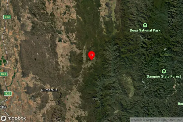 Badja,New South Wales Satellite Map