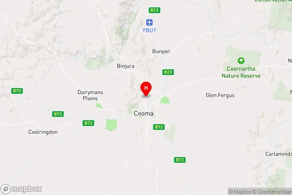 Cooma North,New South Wales Area Map