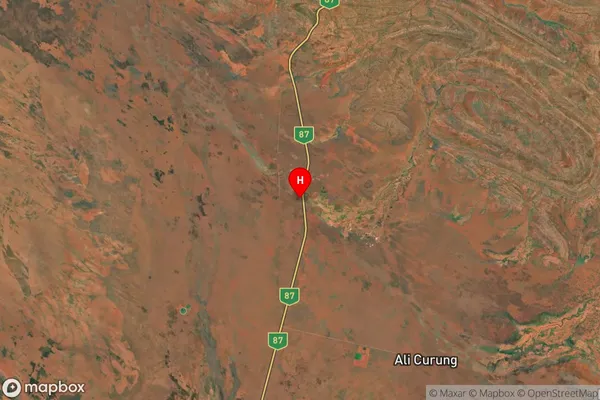 Wycliffe Well,Northern Territory Satellite Map