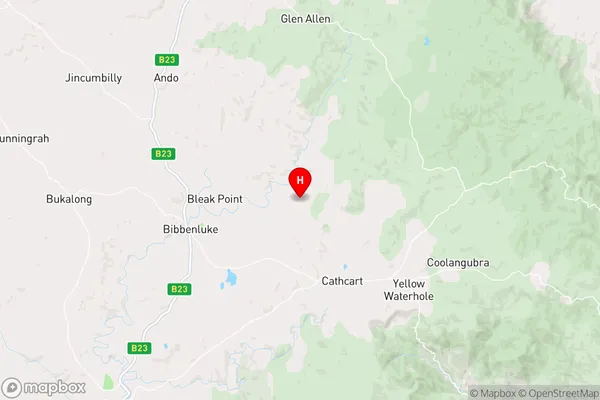 Bibbenluke,New South Wales Area Map