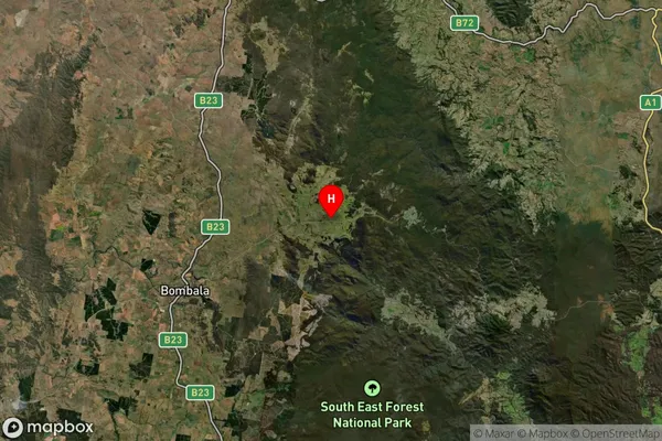 Cathcart,New South Wales Satellite Map