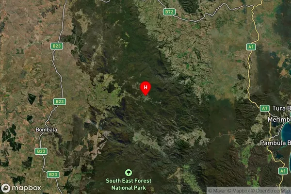 Mount Darragh,New South Wales Satellite Map