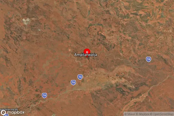 Aherrenge,Northern Territory Satellite Map