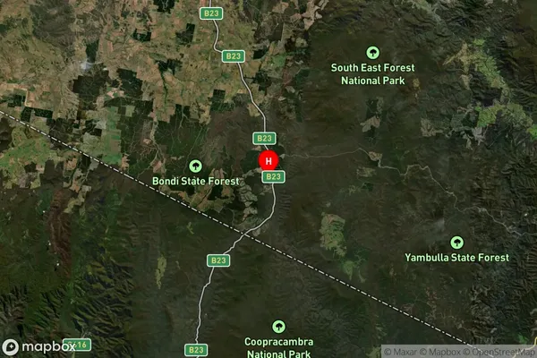 Rockton,New South Wales Satellite Map